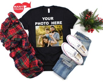 T-shirt Picture, Your Photo Shirt, T-shirt Photo, Custom Tshirt Picture Women, Unisex Shirt Personalized Gift, Custom T-Shirt Graphic