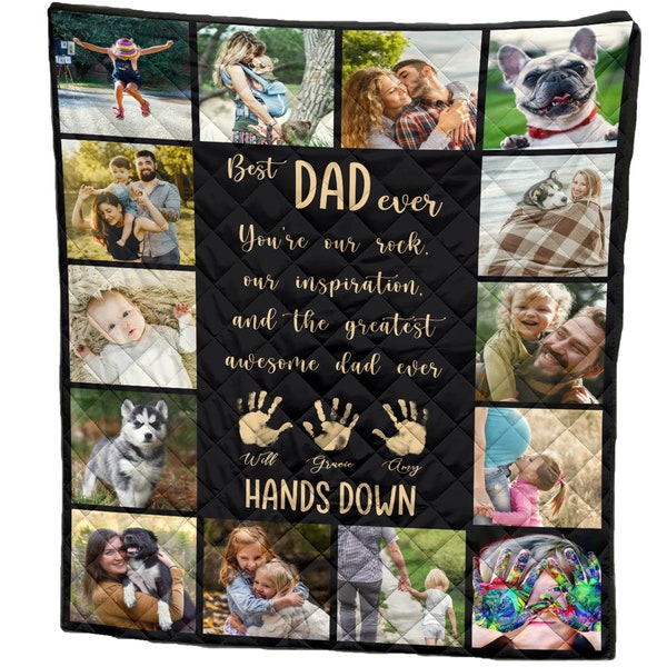 Custom Photo Quilt, Photo Quilt, Memory Quilt,Dog Quilt,Dog Mom,Dog Lover Gift,Gift For Dog Mom,Quilt Blanket,Custom Name Quilt,Personalized