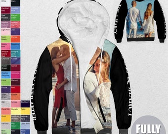 Sudadera personalizada para adultos, Sudadera personalizada, Sudadera unisex personalizada, Sudadera con foto, Sudadera personalizada, Sudadera con imagen, Sudadera con texto personalizado