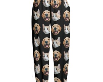 Custom Knit Pants, Pants, Sweatpants, Dog Lover Gift, Dog Lover, Birthday Gift, Custom Joggers,Gift For Him,Gift,Gifts For Him,Gift For Her,