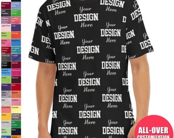 Créez votre propre t-shirt personnalisé, 100 % coton, t-shirts personnalisés 3D pour homme unisexe.