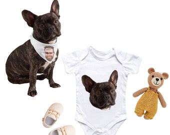 Matching Dog & Owner T-Shirts, Hoodies, Sweatshirts And Onesies, Pet T-Shirt, Dog Tank, Dog Face T-Shirt, Gift for Dad, Gift for Mom