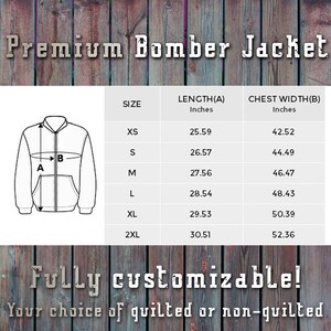 Custom Bomber jacket - Men, Women, Kids,Bomber jacket,Bomber,Jacket,Vintage Jacket,Vintage,Coat,Customized jacket,Wedding,Bride jacket,Team, image 5