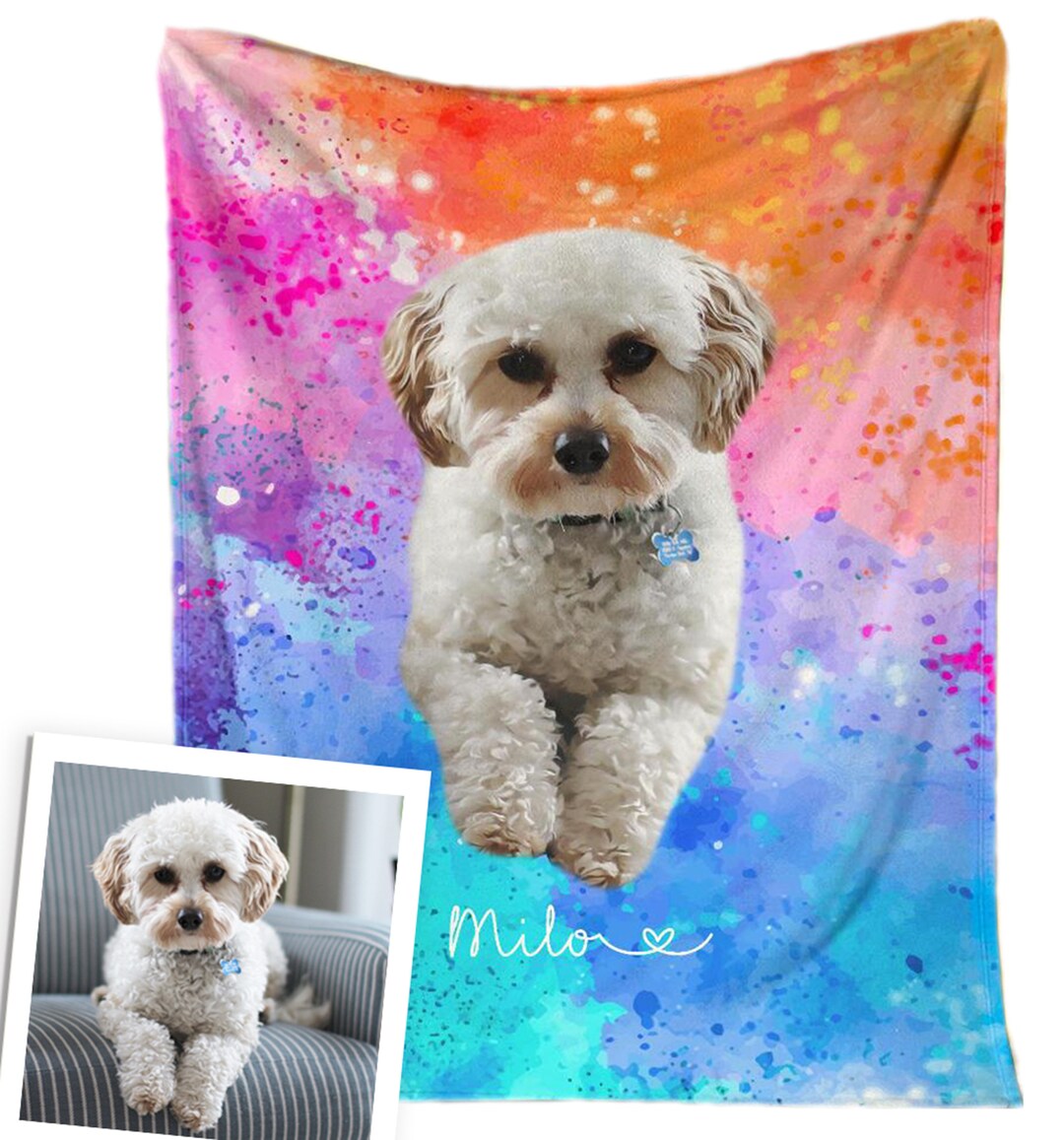 Custom Dog Blanket,dog Cat Blanket,photo Blanket,pet Blanket,cat