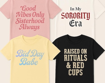 Sorority shirts,Sorority tshirt,Custom Sorority tshirts,personalized Greek shirt,bid day shirt,Greek week shirt,sorority slogan tee