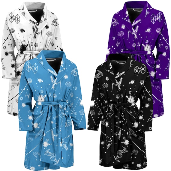 Space Planets Womens Kimono Robes Soft Satin Robe Dressing Gown V-Neck  Loungewear at Amazon Women's Clothing store