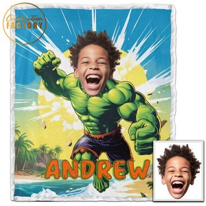Superhero Blanket Etsy UK