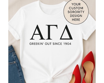 Sorority shirts,Sorority tshirt,Custom Sorority tshirts,personalized Greek shirt,bid day shirt,Greek week shirt,sorority slogan tee