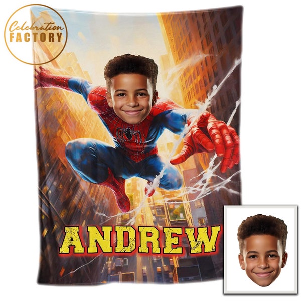 Kids Superhero Blanket, Add Any Superhero, Personalized Kids Blanket, Custom Blanket For Boys And Girls, Superhero Blanket, Custom Blanket