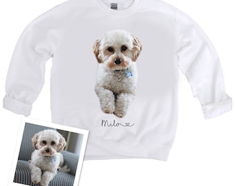 Custom Sweaters, Custom Sweaters With Picture, Picture Sweatshirt Custom, Custom Dog Shirt, Dog Mom, Sweatshirt, Custom Photo Sweatshirt,