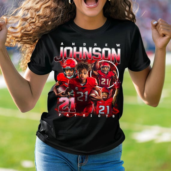 Custom Sports shirt, Basketball mom dad shirt, Football Birthday, Team Number Player Name Photo Shirt, Family Shirt, Personalized Shirt