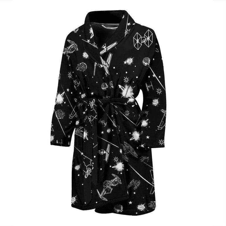 A Space Robe Custom Bathrobe Star Robe Wars Space Bathrobe for Men - Etsy