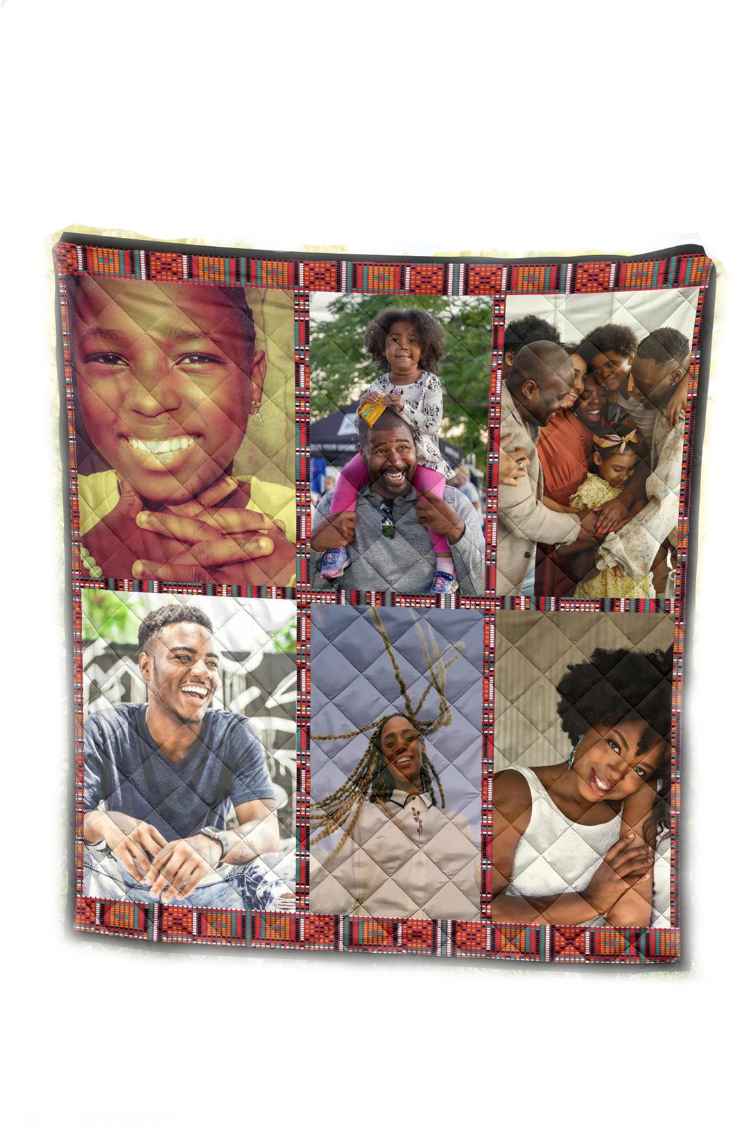 Custom Photo Quilt, African Quilt, African Quilting, African Fabric