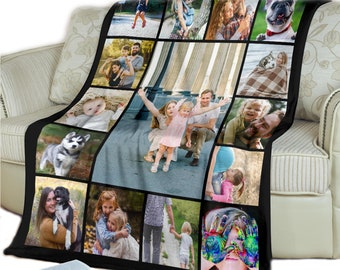 Custom Blanket, Photo Blanket, Family Blanket, Custom Photo Blanket, Picture Blanket, Customized, Personalized Blanket,Dog Blanket,Memorial,