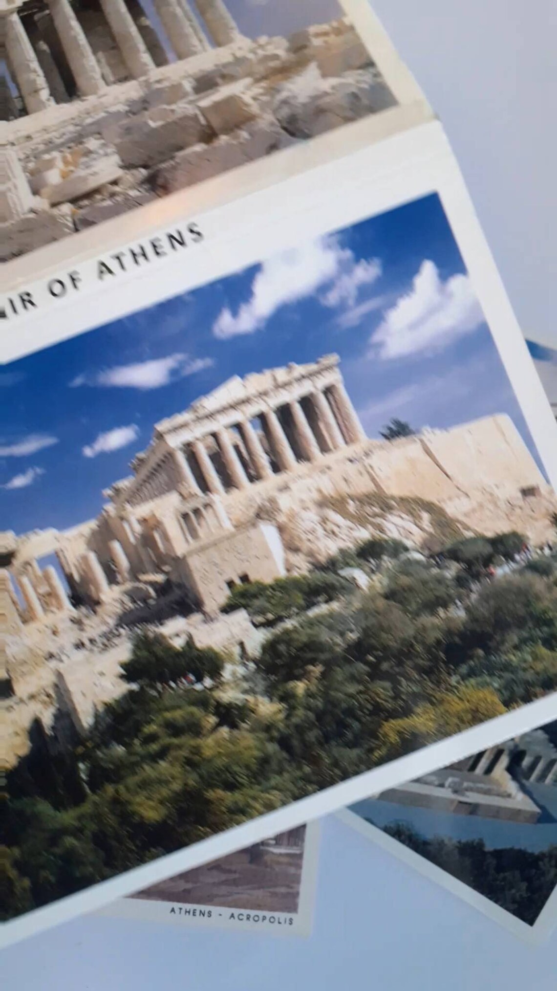 Cartes postales Grèce antique Parthénon Cartes Akropolis Etsy