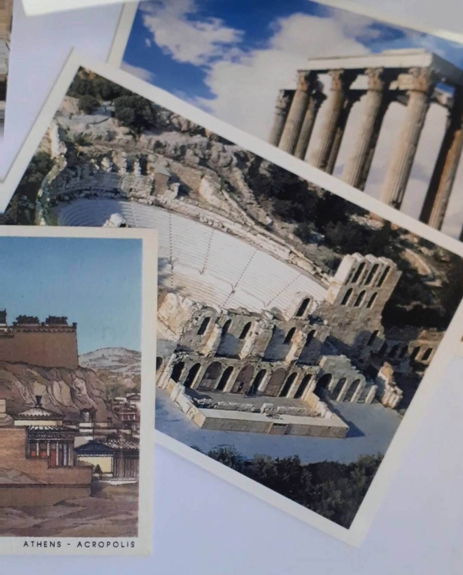 Cartes postales Grèce antique Parthénon Cartes Akropolis Etsy