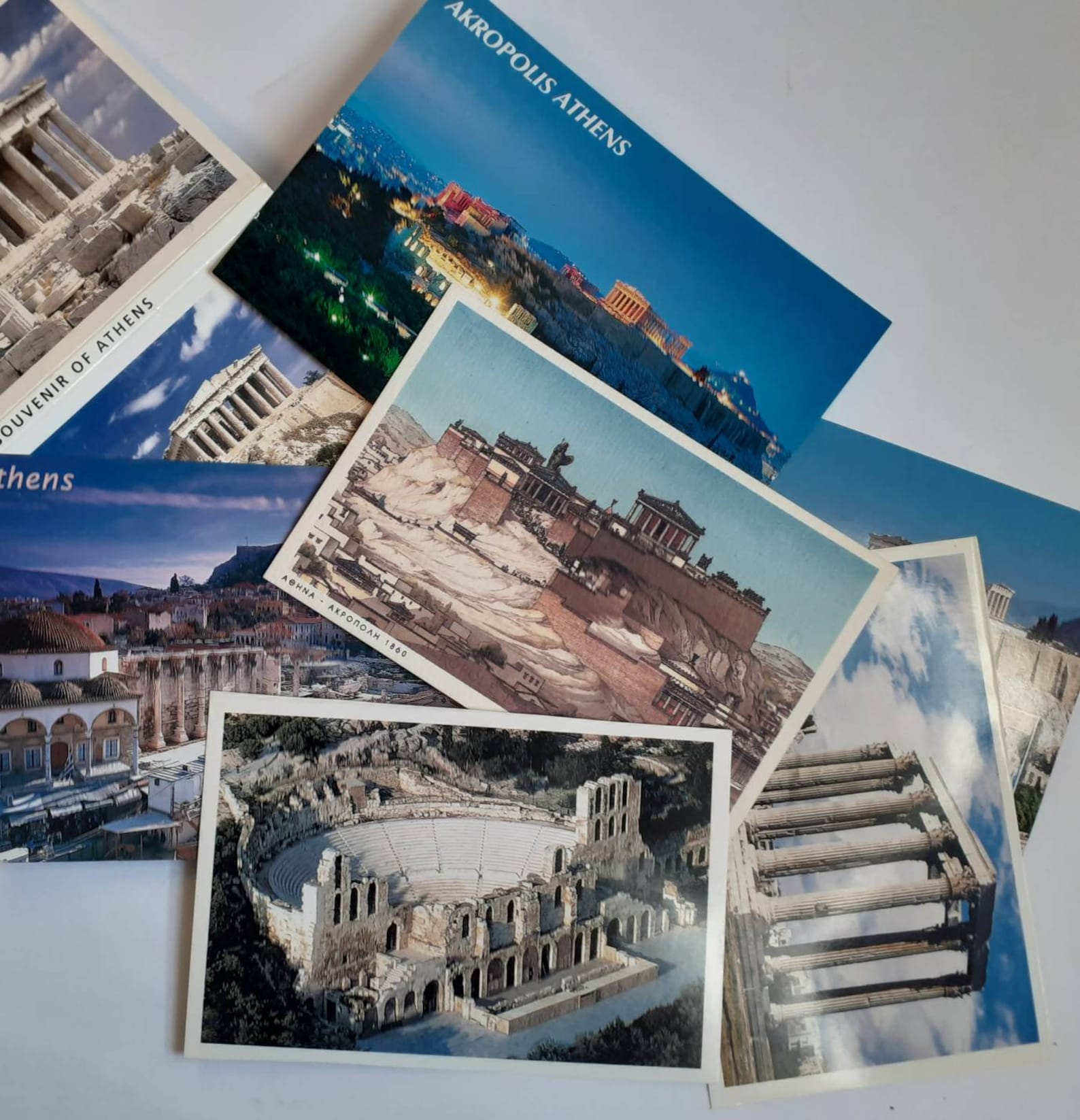 Cartes postales Grèce antique Parthénon Cartes Akropolis Etsy