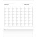 Blank Calendar Printable Download - Etsy