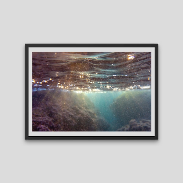 Photography Print Lustre Paper Wall Decor Underwater Colours