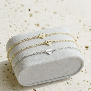 Personalized Mother Of The Bride Heart Charm Bracelet - Engraved Wedding Gift