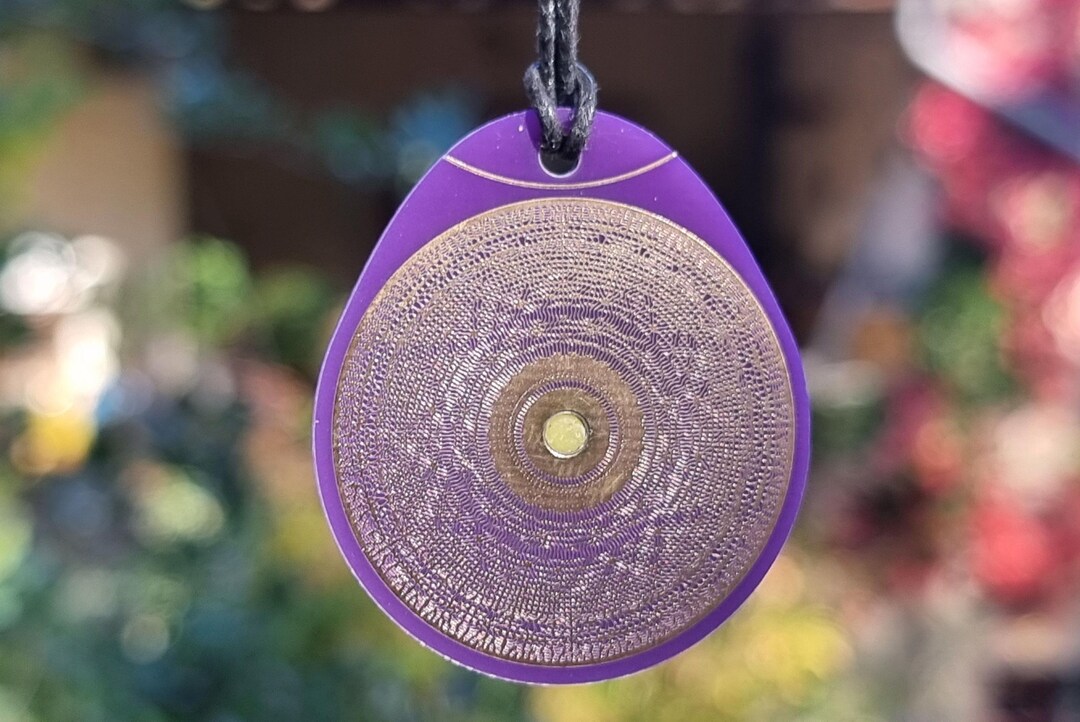 Cymatic Pendant 777 Hz Violet - Spiritual Alignment, Angel Numbers ...