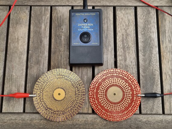 Cymatic Disc 528 Hz V2.0 - 2-sided Om, Gold / Copper