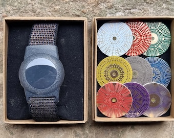 Cymatique Solfeggio 9 mini-disc kit with wristband - sacred solfeggio frequencies