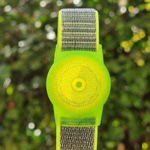 Yellow Lakhovsky or cymatic bracelet 528, 432, 888, 963 Hz, Tesla OLOM antenna, vital field increase