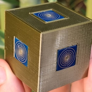 Würfel 4 cm Lakhovsky MWO-Antenne – geformte Wellen EMF-Schutz, Harmonisierer der Atmosphäre, Stimulation der Chakren