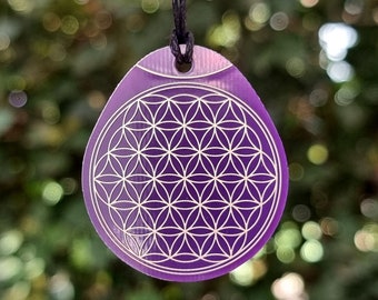 Flower of life energy pendant