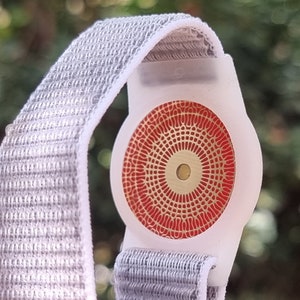 Cymatic 432 Hz, 888 Hz, or 963 Hz White Bracelet - Gold Copper Beeswax
