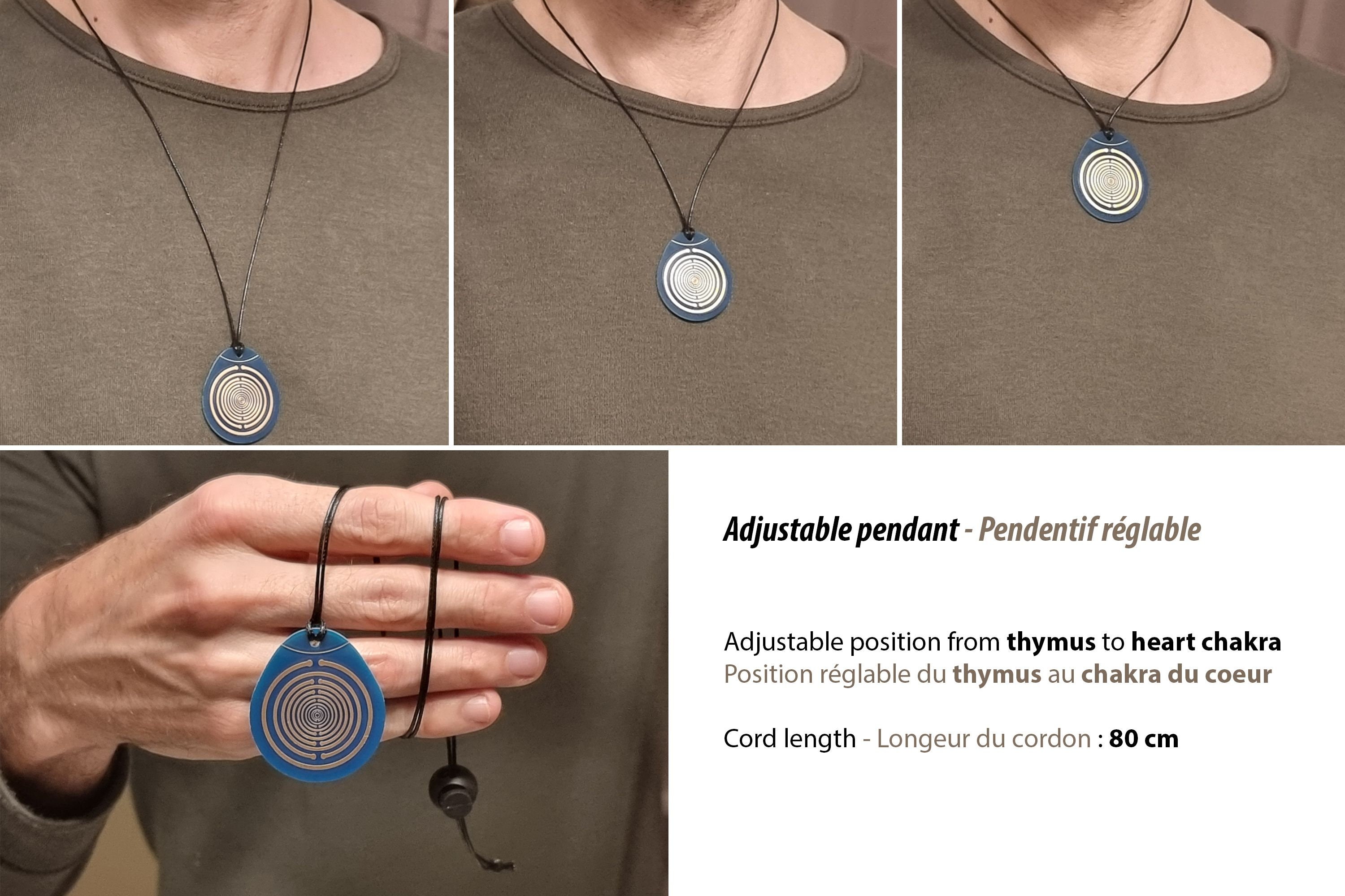 Cymatic Pendant 963 Hz Purple, Sacred Frequencies, Self/mind