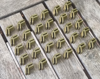 30 connectors for dodecahedron, for the assembly of 12 discs of 10 cm