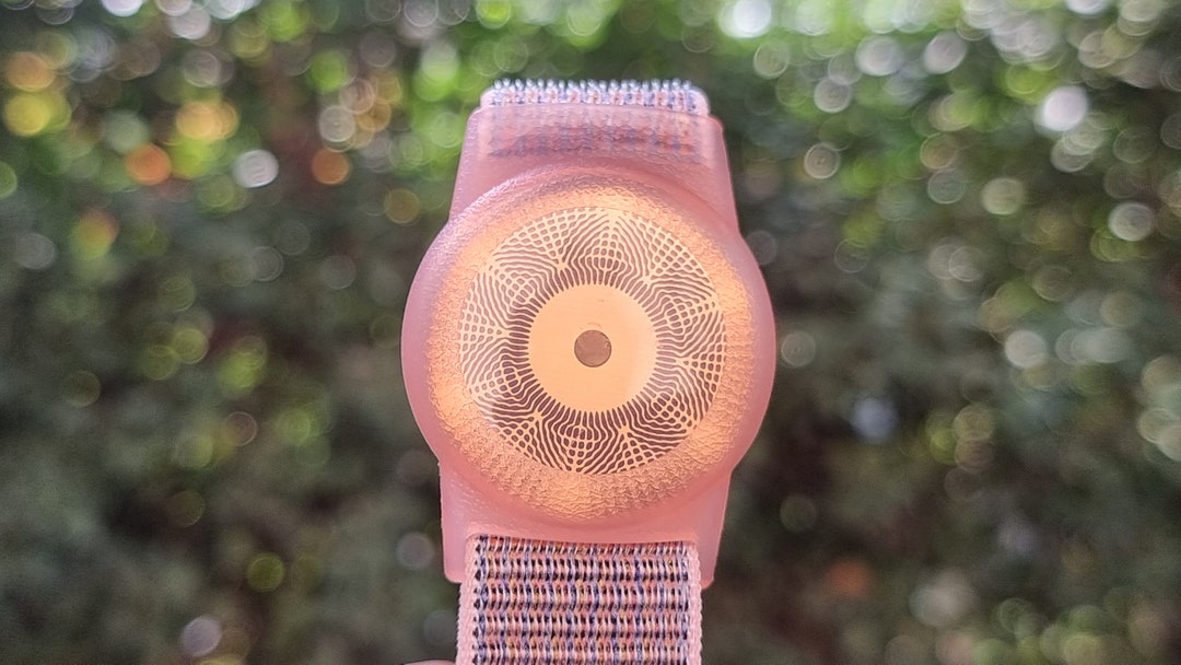 Cymatic Purple Bracelet 432 Hz, 888 Hz, or 963 Hz Beeswax Copper Gold