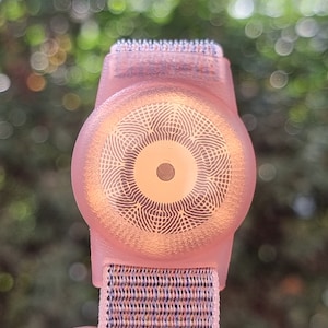 Cymatic Purple Bracelet 432 Hz, 888 Hz, or 963 Hz - Gold Copper Beeswax