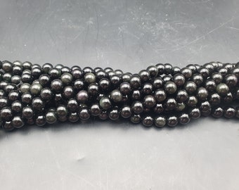 obsidienne noire perles 6mm & 8mm fils de 22 à 60 pierres naturelles