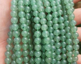 aventurine verte 16 à 60 perles naturelles 6 - 8 et 10mm