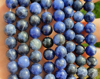 sodalite perles 6mm & 8mm fils de 22 à 60 pierres naturelles