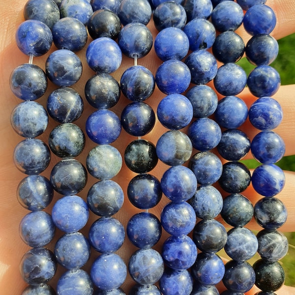 sodalite perles 6mm & 8mm fils de 22 à 60 pierres naturelles