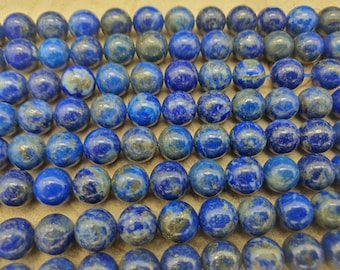 lapis lazuli beads 6mm & 8mm threads of 22 to 60 natural stones