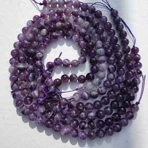 amethyst chevron beads 6 & 8mm threads of 22 to 60 natural stones image 5