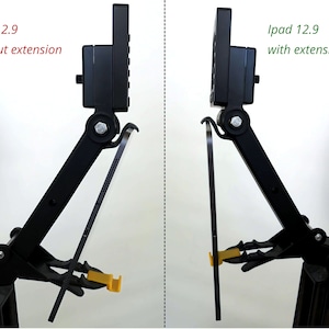 ERGTAB angle extension for Concept rowers with stock tablet holder
