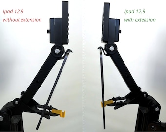 ERGTAB angle extension for Concept rowers with stock tablet holder