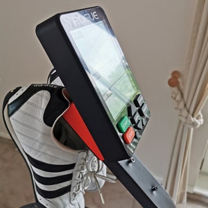 ERGTAB console angle changer + shoe holder compatible to Rogue® ECHO BIKE® V1, V2 and V3