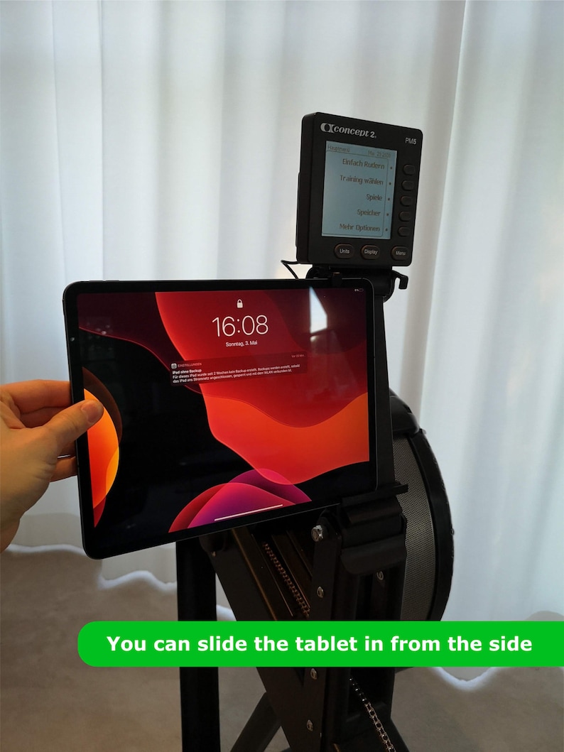 Concept2 Model D PM5 phone / tablet holder for tablets Etsy