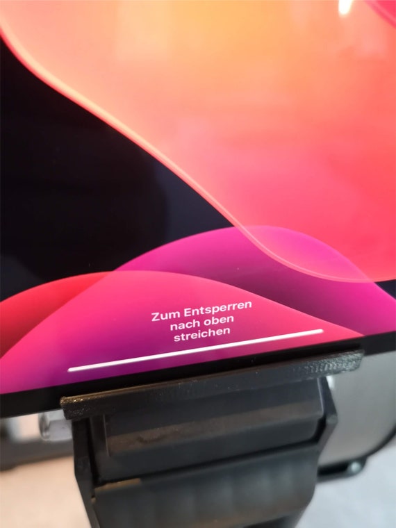ERGTAB tablet holder for Concept Model D PM5 rowers - for tablets over 12 inch screen size like the  IPAD 12.9 & Surface Book 1,2 and 3