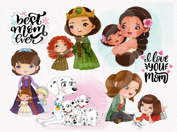 Disney Happy Mothers Day Clipart