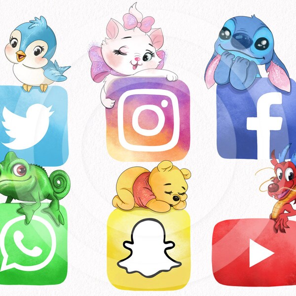Social Media Icons - Etsy