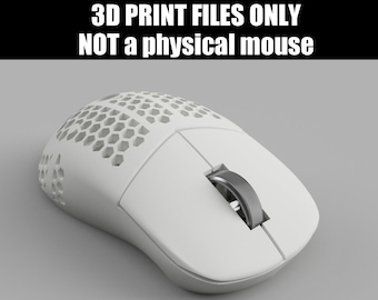 STL Files DIY Mouse ZS-X1 3D Printable Design based on Endgame Gear XM1 Personalized for Claw Grip using Logitech G305