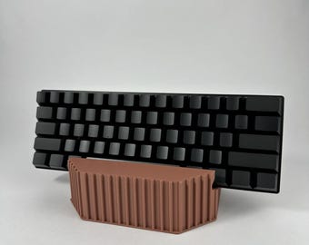 Angled Keyboard Stand Holder – 3D Printed Vertical Organizer for Desk Setup | Gaming PC Display & Office Decor Gift